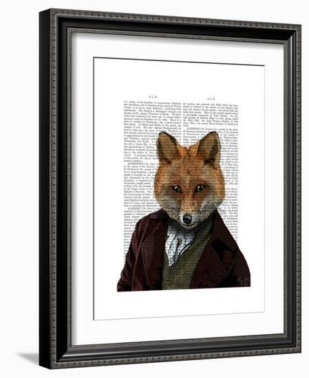 Fox Portrait 2-Fab Funky-Framed Premium Giclee Print