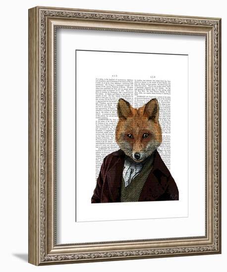 Fox Portrait 2-Fab Funky-Framed Art Print