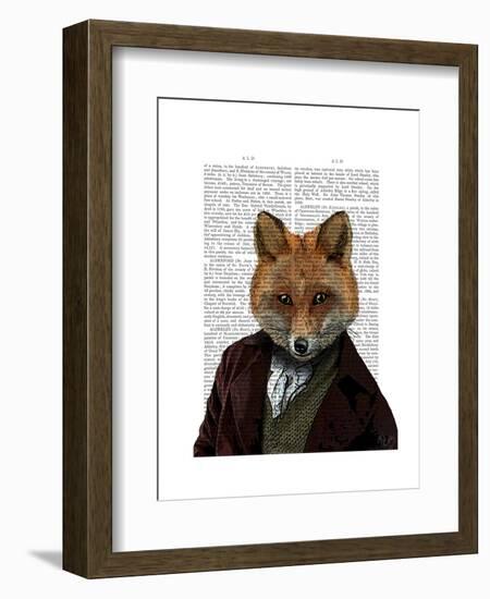 Fox Portrait 2-Fab Funky-Framed Art Print