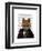 Fox Portrait 2-Fab Funky-Framed Art Print