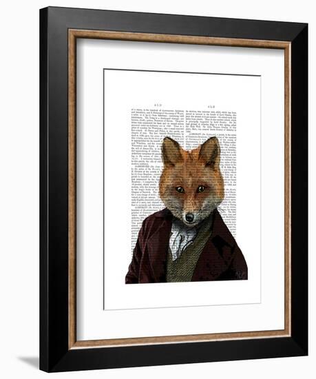 Fox Portrait 2-Fab Funky-Framed Art Print