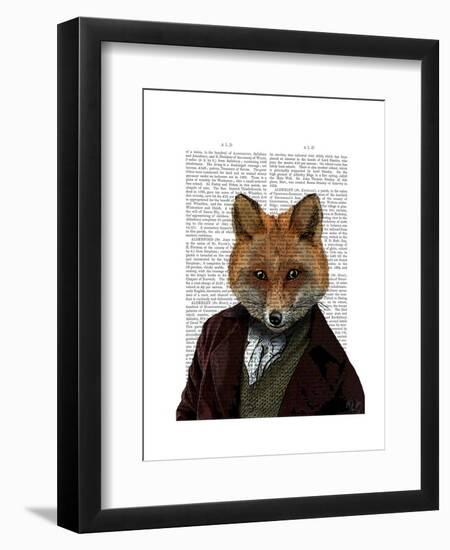 Fox Portrait 2-Fab Funky-Framed Art Print