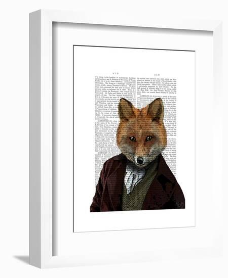 Fox Portrait 2-Fab Funky-Framed Art Print