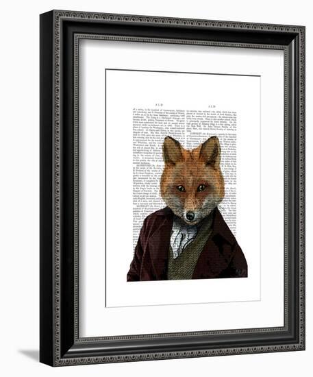 Fox Portrait 2-Fab Funky-Framed Art Print