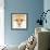 Fox Portrait Made of Geometrical Shapes-Wision-Framed Premium Giclee Print displayed on a wall
