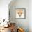 Fox Portrait Made of Geometrical Shapes-Wision-Framed Premium Giclee Print displayed on a wall