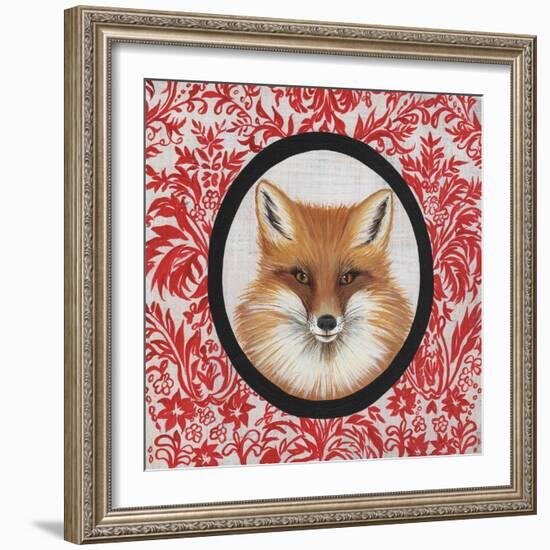 Fox Portrait-Gigi Begin-Framed Giclee Print