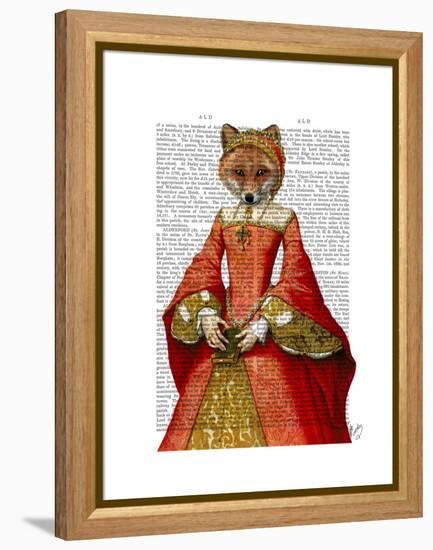 Fox Queen-Fab Funky-Framed Stretched Canvas