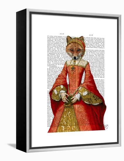 Fox Queen-Fab Funky-Framed Stretched Canvas