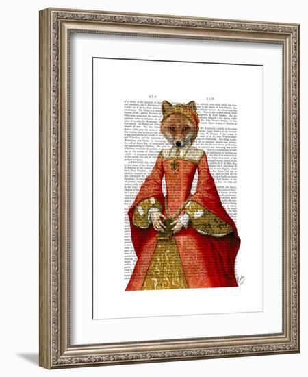 Fox Queen-Fab Funky-Framed Premium Giclee Print