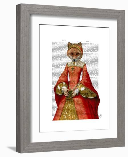 Fox Queen-Fab Funky-Framed Premium Giclee Print