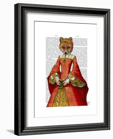 Fox Queen-Fab Funky-Framed Premium Giclee Print