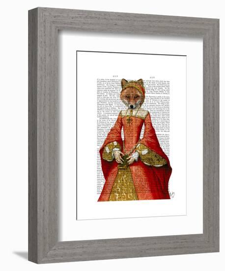 Fox Queen-Fab Funky-Framed Art Print