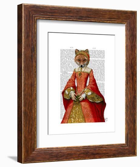 Fox Queen-Fab Funky-Framed Art Print