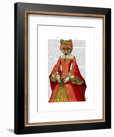 Fox Queen-Fab Funky-Framed Art Print