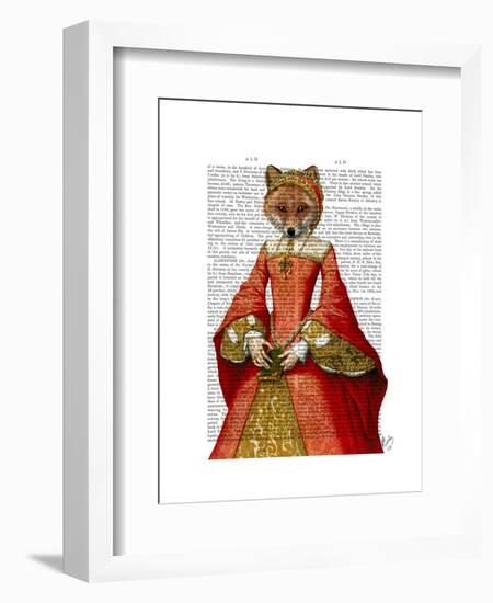 Fox Queen-Fab Funky-Framed Art Print