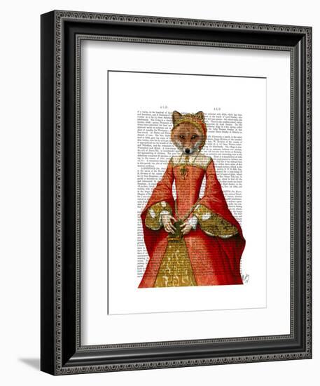 Fox Queen-Fab Funky-Framed Art Print