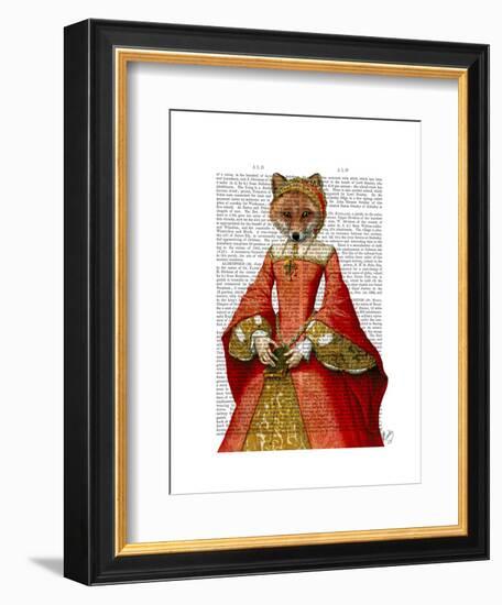 Fox Queen-Fab Funky-Framed Art Print