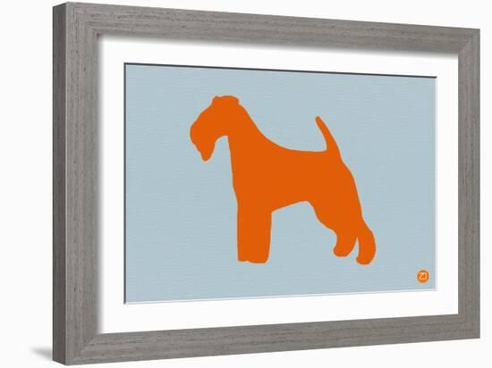 Fox Terrier Orange-NaxArt-Framed Art Print