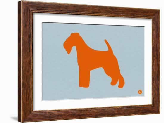 Fox Terrier Orange-NaxArt-Framed Art Print