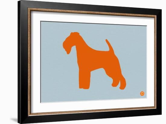 Fox Terrier Orange-NaxArt-Framed Art Print