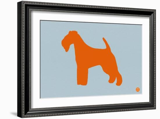 Fox Terrier Orange-NaxArt-Framed Art Print