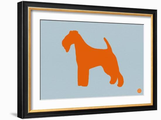 Fox Terrier Orange-NaxArt-Framed Art Print