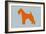 Fox Terrier Orange-NaxArt-Framed Art Print