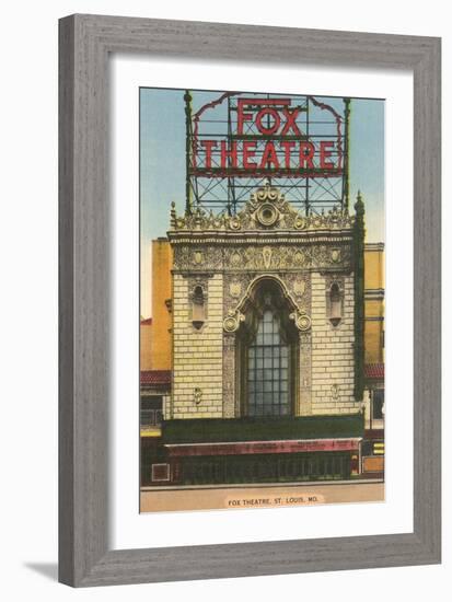 Fox Theater, St. Louis, Missouri-null-Framed Art Print
