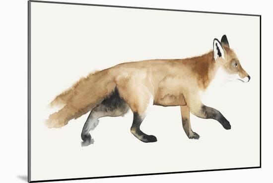 Fox Trot II-Grace Popp-Mounted Art Print