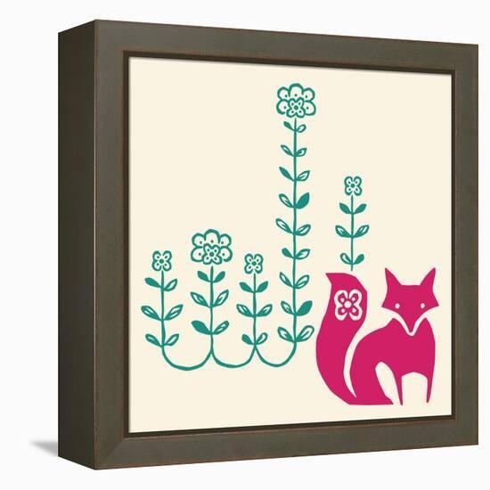 Fox Trot-null-Framed Premier Image Canvas