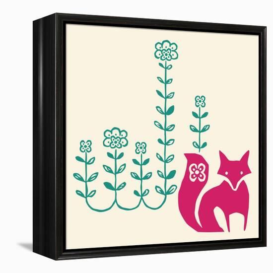 Fox Trot-null-Framed Premier Image Canvas