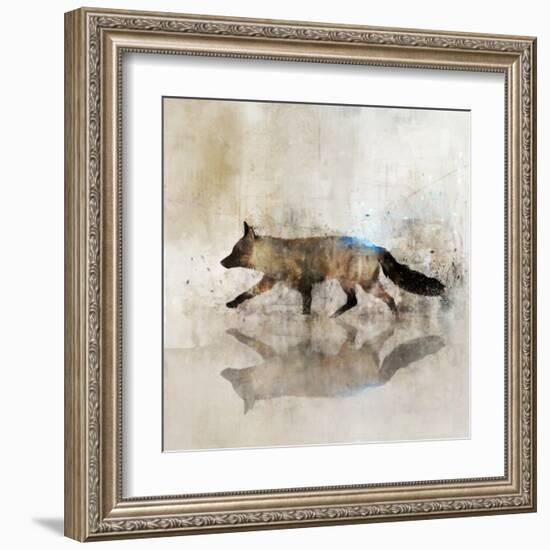 Fox Walk II-Ken Roko-Framed Art Print