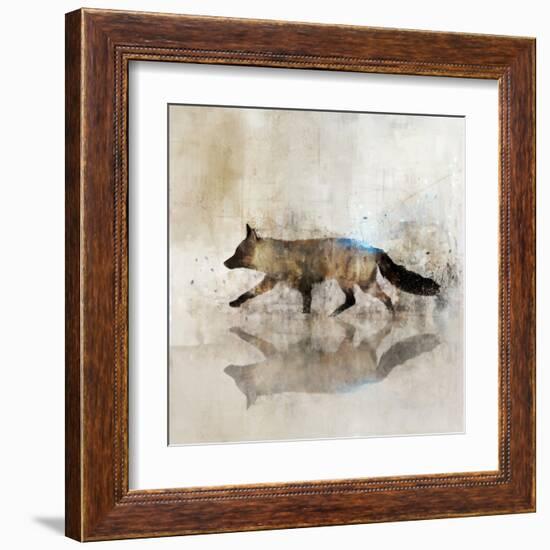 Fox Walk II-Ken Roko-Framed Art Print