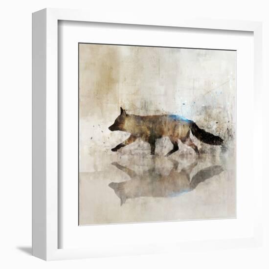 Fox Walk II-Ken Roko-Framed Art Print