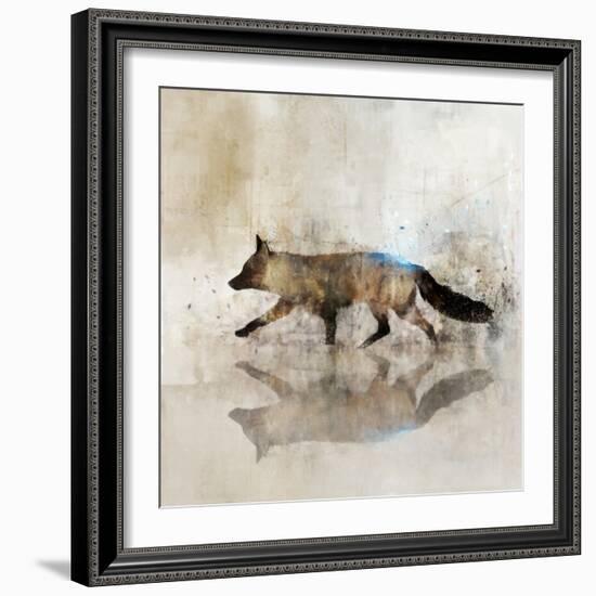 Fox Walk II-Ken Roko-Framed Art Print