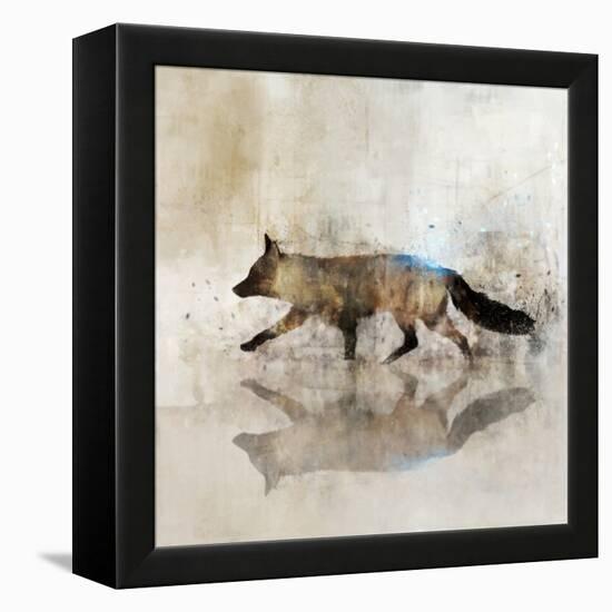 Fox Walk II-Ken Roko-Framed Stretched Canvas
