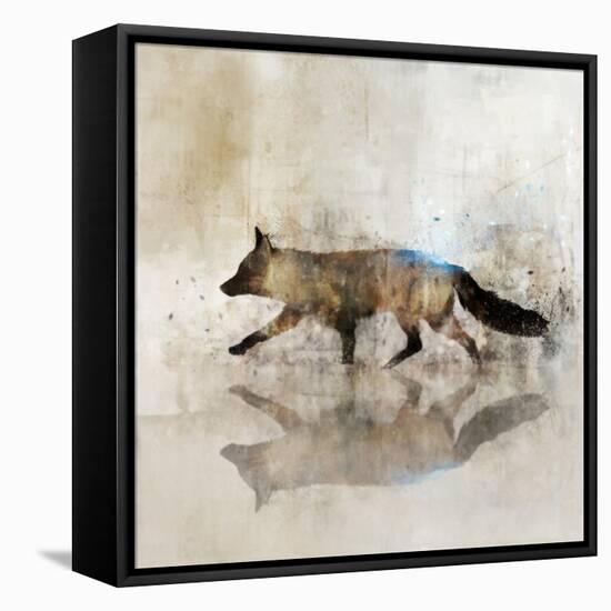 Fox Walk II-Ken Roko-Framed Stretched Canvas