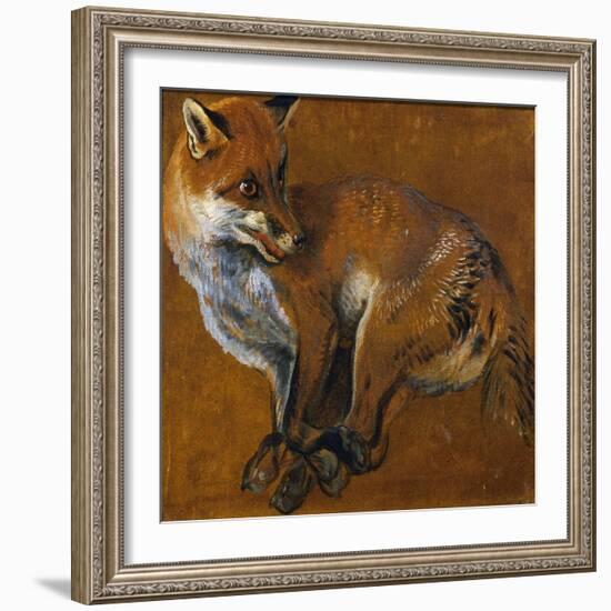 Fox with Legs Tied, by Alexandre-Francois Desportes (1661-1743), France, 18th Century-Alexandre-Francois Desportes-Framed Giclee Print