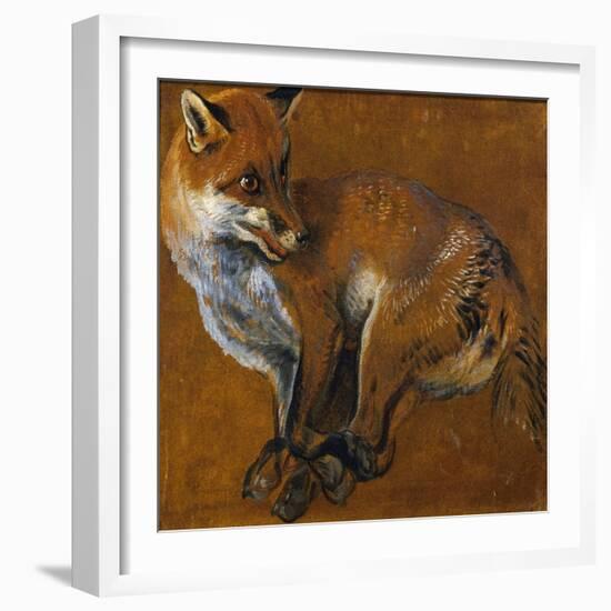 Fox with Legs Tied, by Alexandre-Francois Desportes (1661-1743), France, 18th Century-Alexandre-Francois Desportes-Framed Giclee Print