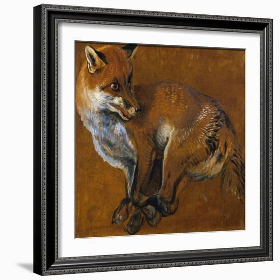 Fox with Legs Tied, by Alexandre-Francois Desportes (1661-1743), France, 18th Century-Alexandre-Francois Desportes-Framed Giclee Print