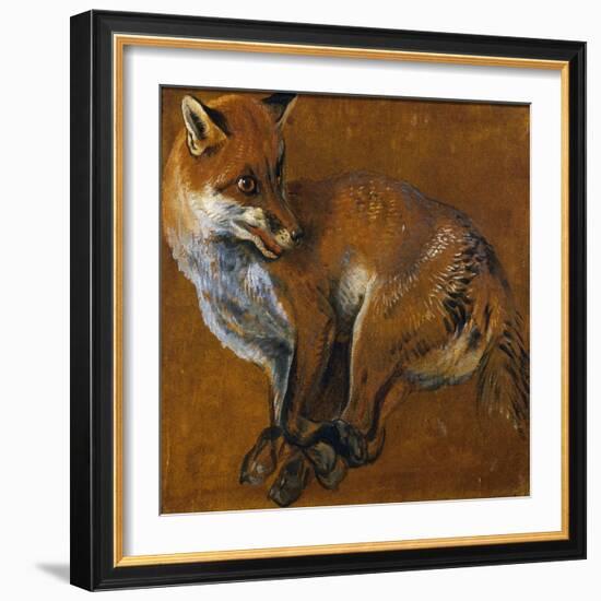 Fox with Legs Tied, by Alexandre-Francois Desportes (1661-1743), France, 18th Century-Alexandre-Francois Desportes-Framed Giclee Print