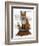 Fox with Tiara, Full-Fab Funky-Framed Art Print