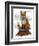 Fox with Tiara, Full-Fab Funky-Framed Art Print