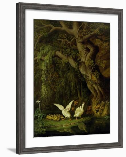 Foxes and Geese-Johann Heinrich Tischbein-Framed Premium Giclee Print