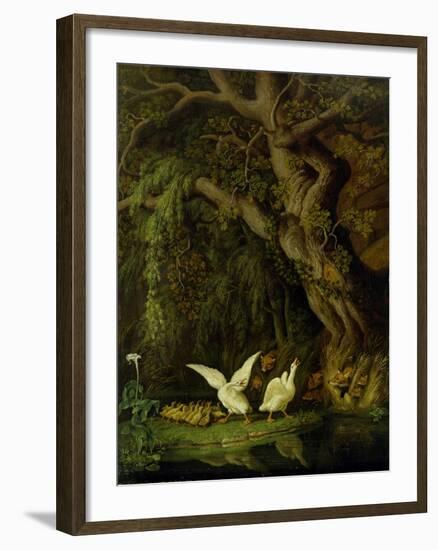 Foxes and Geese-Johann Heinrich Tischbein-Framed Premium Giclee Print