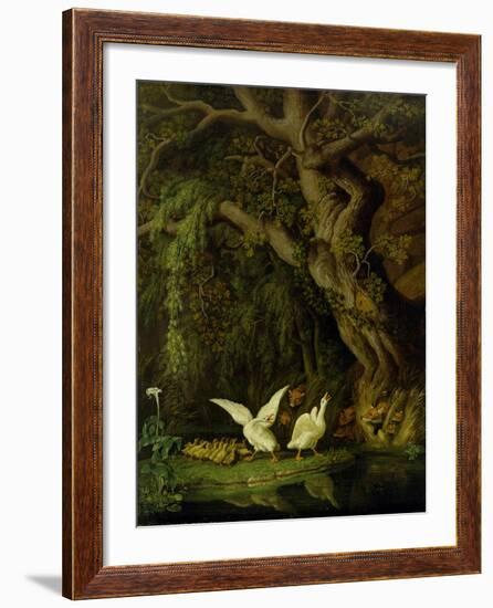 Foxes and Geese-Johann Heinrich Tischbein-Framed Premium Giclee Print