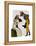 Foxes Courting-Fab Funky-Framed Stretched Canvas