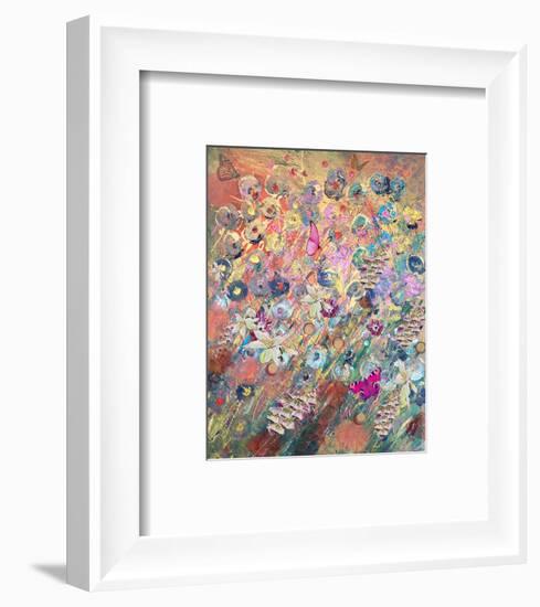 Foxglove grow-Claire Westwood-Framed Art Print