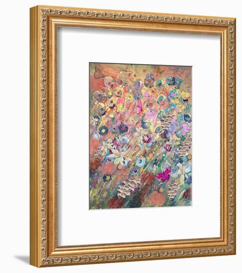 Foxglove grow-Claire Westwood-Framed Art Print